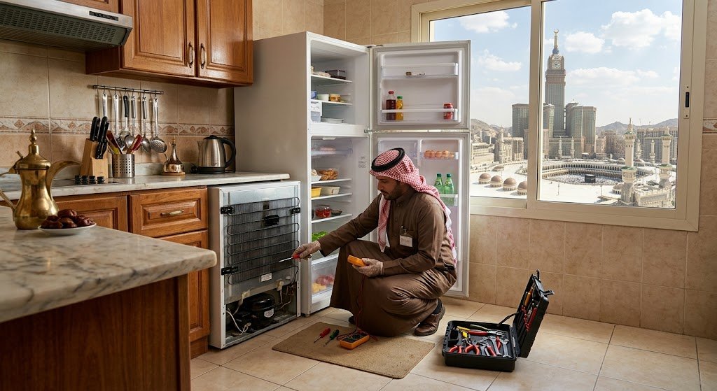 صيانة ثلاجات العمرة مكة لخدمات إصلاح سريعة ومضمونة